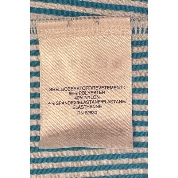 Lands’ End Women’s UPF 50 Seersucker Hooded Full Zip Rashguard Size Large Beach - Picture 5 of 5